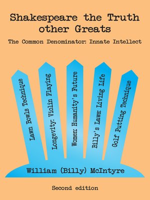 cover image of Shakespeare the Truth Other Greats